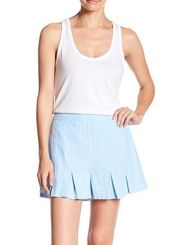 Abound Pleated Linen Blend High Waisted Shorts XS