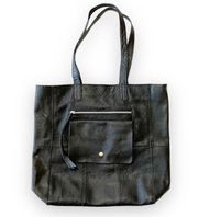 Day & Mood Heather Tote Black Leather Purse Commuter Bag Large Anthropologie