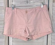 LONDON JEAN Short Shorts Stretch Denim Pink-4