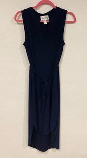 Pintuck Tie Midi Dress Size 10 EUC