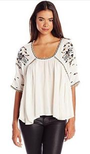 French Connection Women's Woodstock Stitch Top