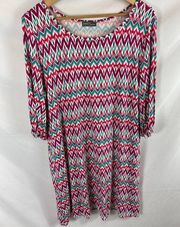 Market & Spruce Patterned Dress size XL