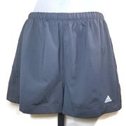 Adidas  All Black Three Stripes Climalite Shorts S