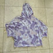 Secret Treasures Tie Dye Terry Cloth Crop Hoodie Sz 3X