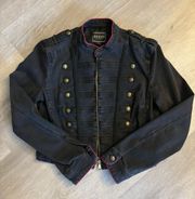 Denim Military Jacket