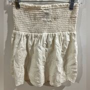 ANGIE NWT SMOCKED EYELET MINI SKIRT!