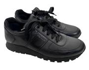 Prada Black Leather Sneakers Sz 41