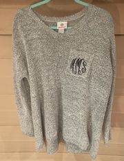 MMS monogramed sweater