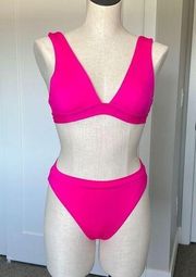 Becca by Rebecca Virtue Bikini Top | Color: Neon Pink | Size: M 993107/076686UT-