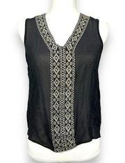 True Religion Sheer Silk Boho Tank S