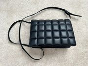 Black Quilted Crossbody Bag