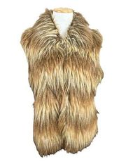 Jack BB Dakota Faux Fur Vest Jacket Large