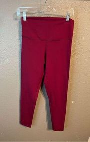 DYI Red Merlot High Rise Leggings Size Large