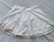 Forever 21 F21 White Lace Skirt