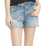 NEW NWT TREASURE BOND Foster High Waist Boyfriend Cutoff Denim Shorts Ripped 29