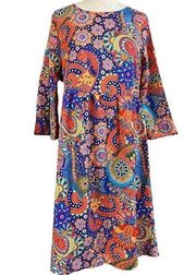 Psychedelic paisley dress 