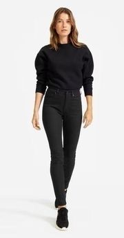 Everlane The Ankle High Rise Black Jeans