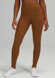 Lululemon NWT Swift Speed HR Tight 28” Copper Brown 18