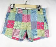 VINEYARD VINES Original Patchwork Every Day Shorts in Size 0