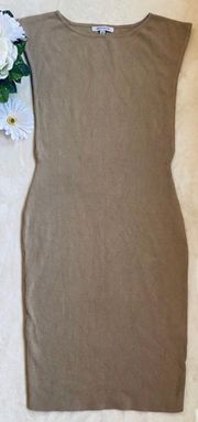 Knit Open Sides Bodycon Dress Sz M