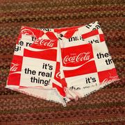 VINTAGE COCA COLA THE REAL THING DENIM SHORTS