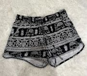 Elephant Boho Shorts