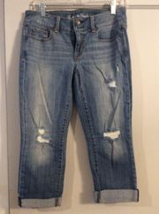 American Eagle Size 8 stretch Artist Jeans Womens 
