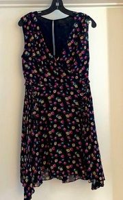 🔥 All Saints Floral Sleeveless Dress with Tie Up Details size 6