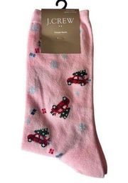 J.Crew Women's Christmas Holiday Theme style Trouser Socks One Size NWT