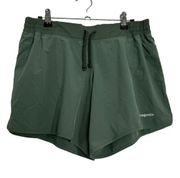 Patagonia Women’s Nine Trails Gem Green Shorts