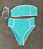 Bandeau High Waisted Bikini