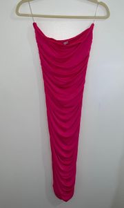 Sincerely, Jules Hot Pink Tube Dress