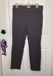 Adrienne Vitttadini Patterned Ankle Pants