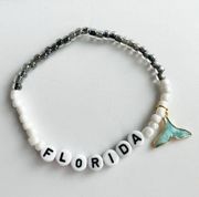 Taylor Swift Friendship Bracelet Eras Tour TTPD Florida with Fin Charm