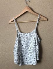 NWT LNA swing printed Cami top grey bandana