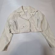 Lovers and Friends Jette Moto Jacket in Bright White