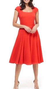 Regina Scoop Neck Fit & Flare Dress