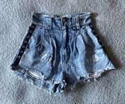 Hayden small jean shorts