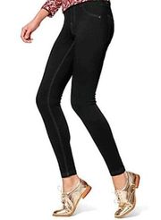 Hue Essential Denim Leggings Black Size Small