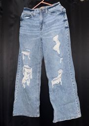 WIDE LEG JEANS 7/28W