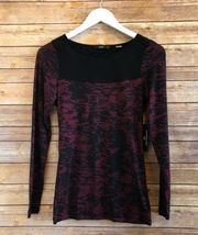 Tart Miranda Cutout Racerback Long Sleeve Top Size XS NWT