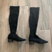 MNG black knee high boots