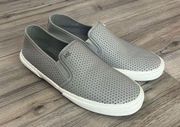 Perforated Leather Slip On Keaton Sneakers Womens Size 7