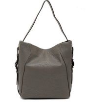 VINCE CAMUTO Gray Fava Leather Hobo