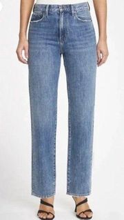 NWT PISTOLA CASSIE SUPER HIGH RISE STRAIGHT JEANS   COLOR  COVE ORGANIC COTTON