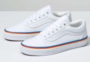 Vans Old Skool True Foxing White Canvas Skate Shoes