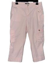 Ralph Lauren pink cargo capri pants 6