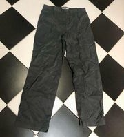 Vintage Y2K 90s Armani Exchange AX Utility Cargo Parachute Pants Green-Grey 10