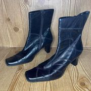 Liz Claiborne Kelso black leather ankle booties
Women’s size 9M