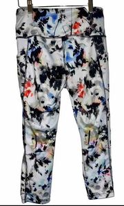 Vogo Athletica Leggings Colorful Flowery Small Used